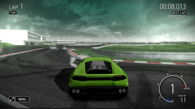 Lamborghini Huracan driving simulator