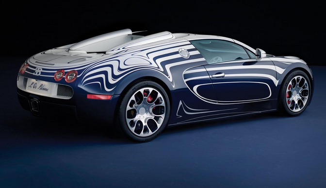Bugatti Veyron l'or Blanc