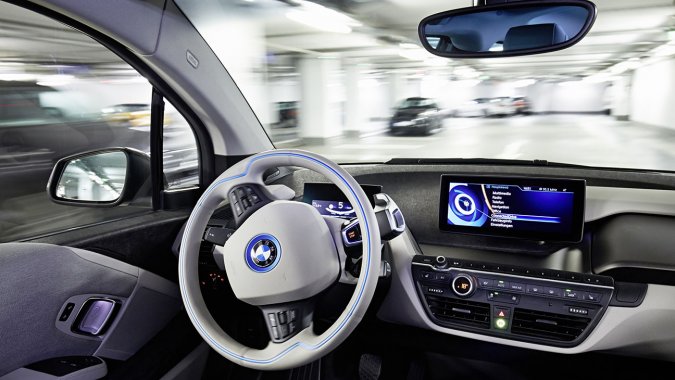BMW self-driving car