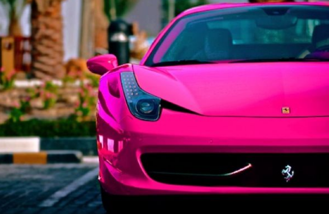 Pink Ferrari