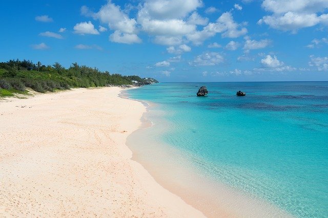 A beach on the Bermuda Islands.